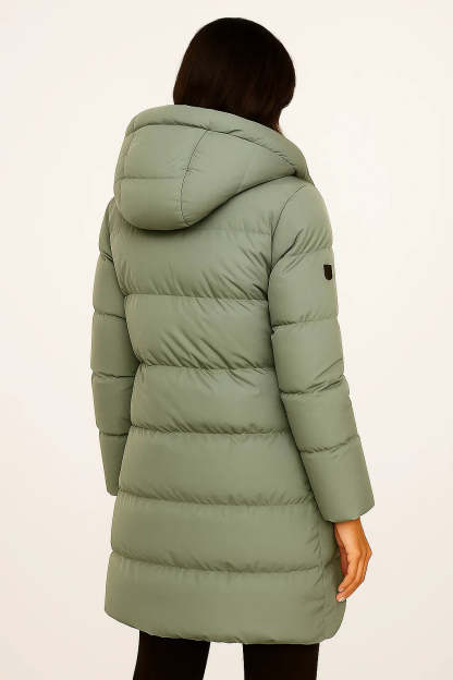Nora Hooded Longline Puffer Jacket