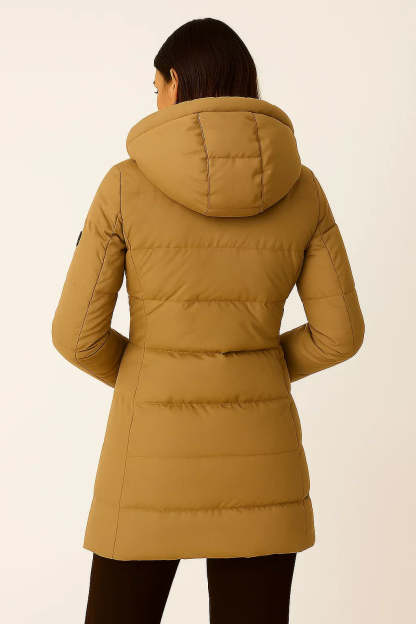 Nora Hooded Longline Puffer Jacket