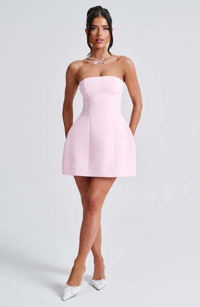 Women's Cocktail Strapless Bubble Mini Dress - product image 4