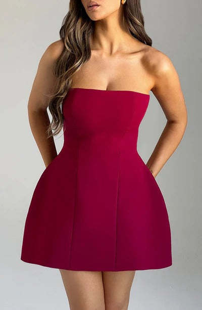 Women's Cocktail Strapless Bubble Mini Dress - product image 15
