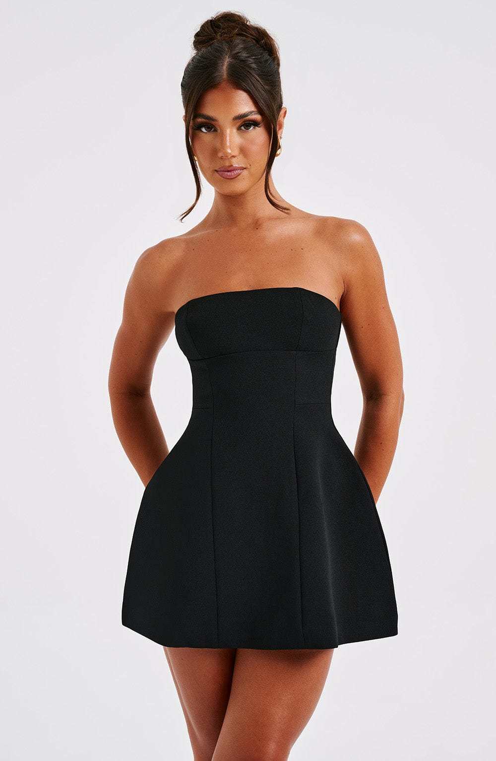 Women's Cocktail Strapless Bubble Mini Dress - product image 7