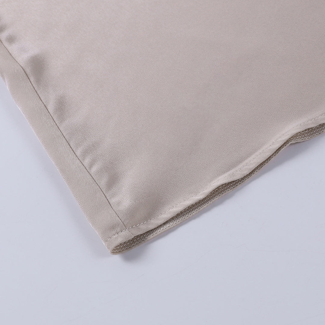 Cream wrap maxi dress hem detail with finished edge seaming