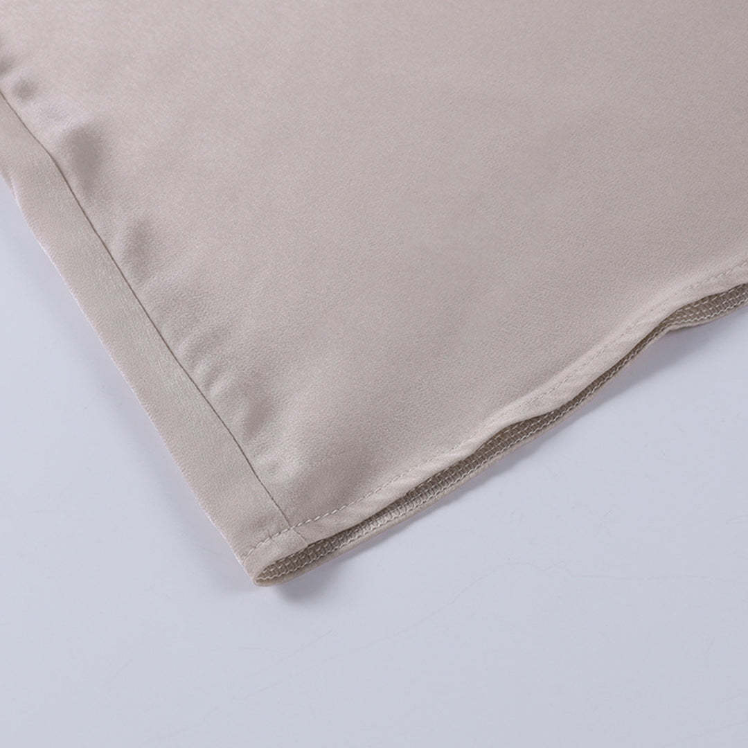 Cream wrap maxi dress hem detail with finished edge seaming