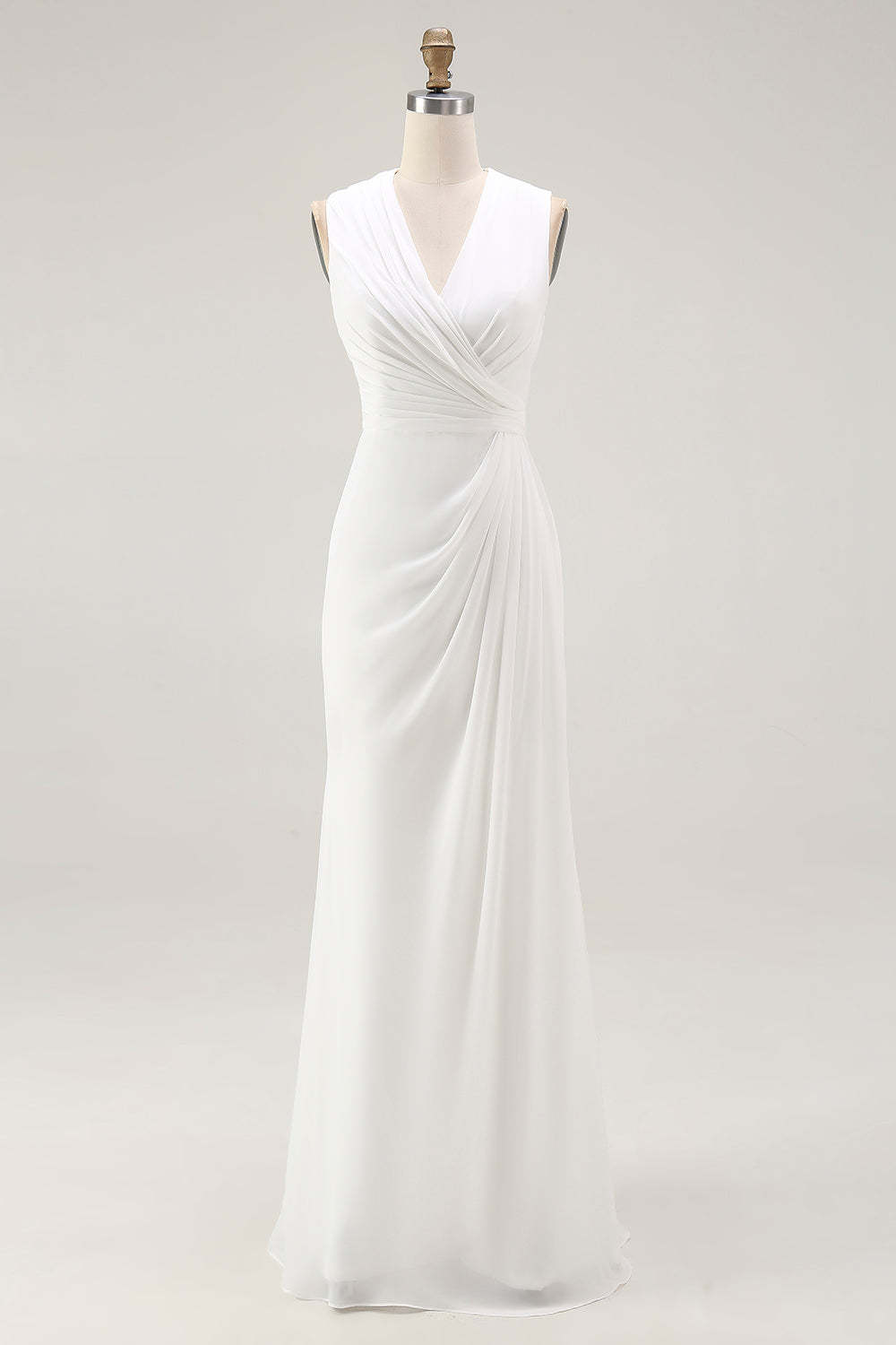 Vada Chiffon Maxi Dress - White
