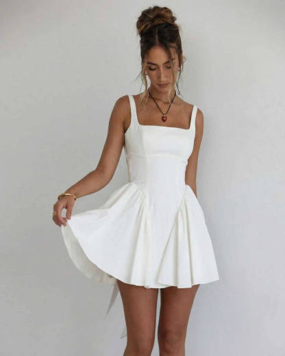 Xanthe Square Neck Mini Dress