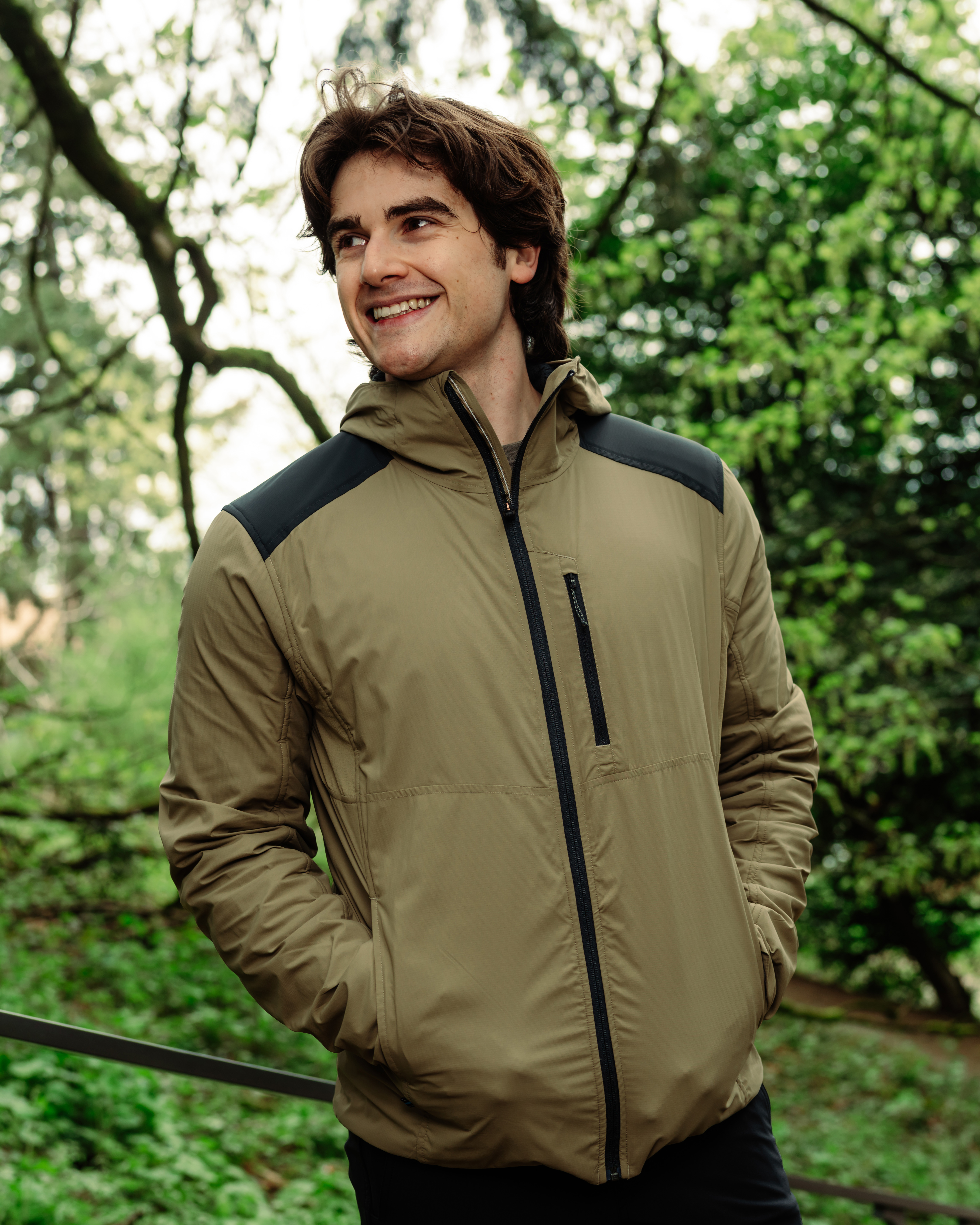 The One™ Hoody - DESERT KHAKI / DARK PINE