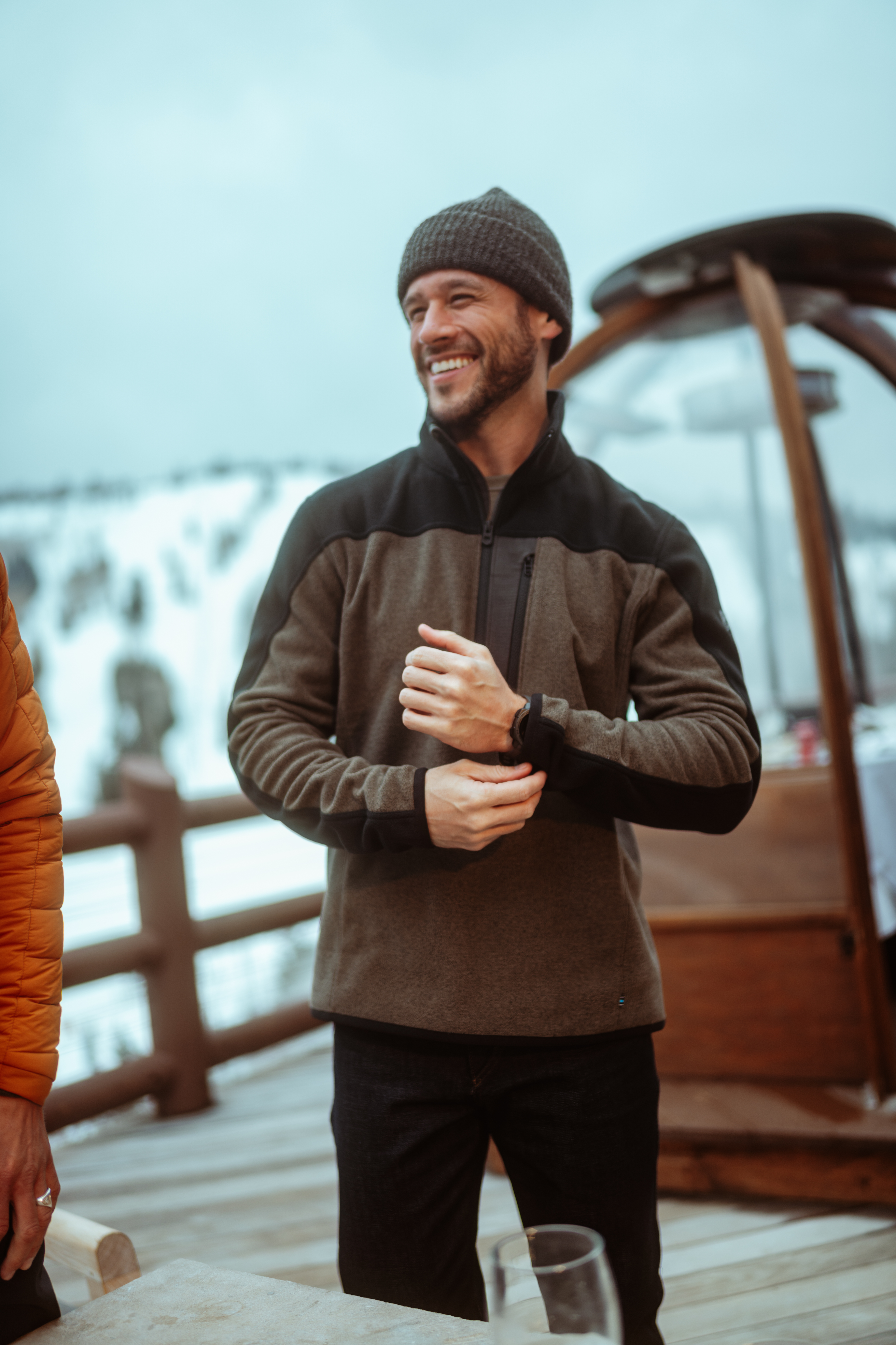Skorchr™ Fleece 1/4 Zip - TARMAC / BLACK
