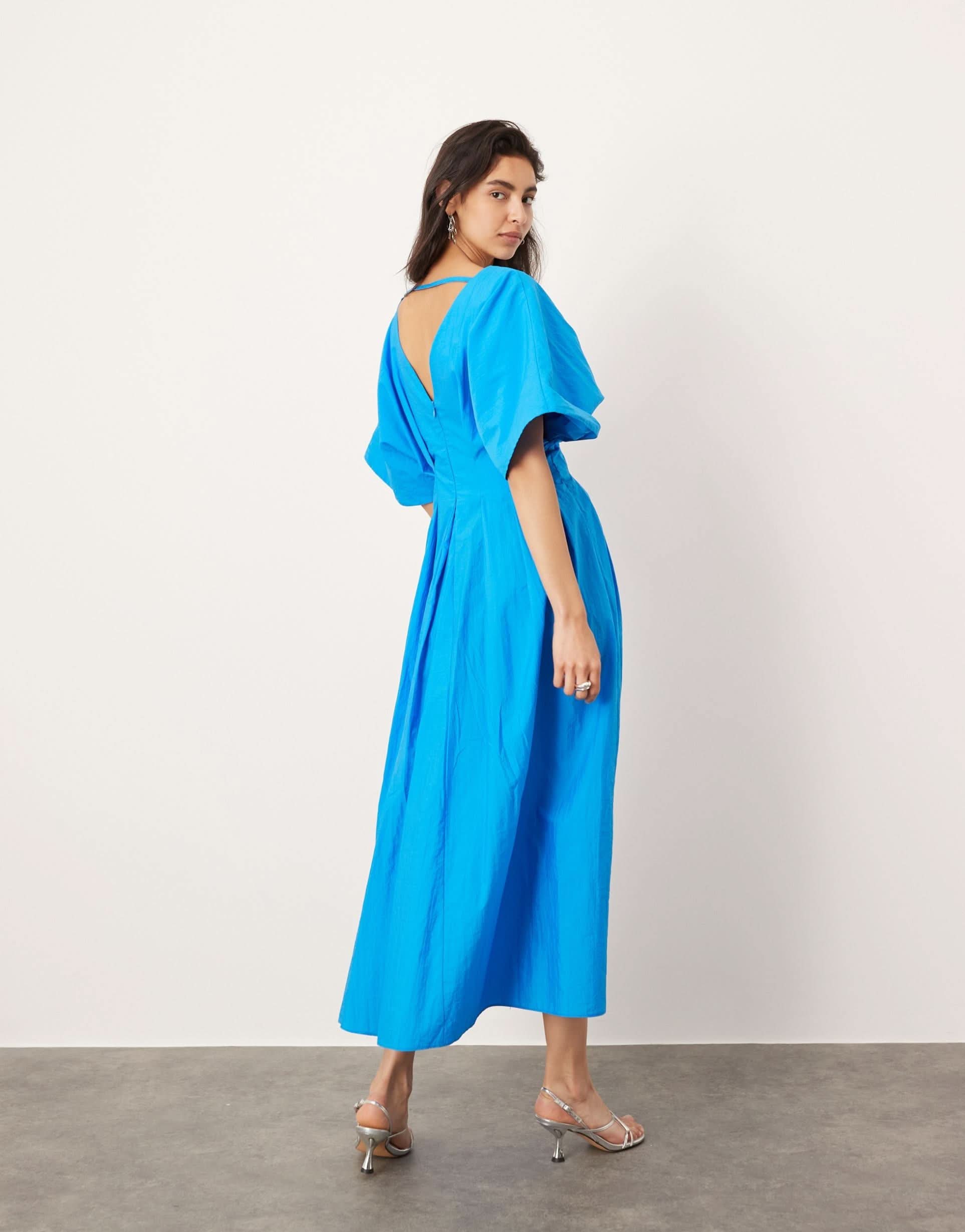 Adeline Pleated Midi Dress