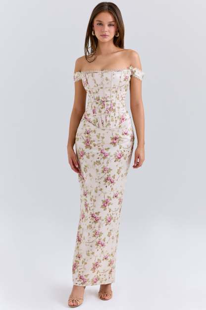 Rosalie Corset Maxi Dress