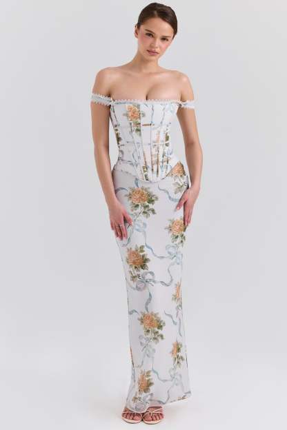 Rosalie Corset Maxi Dress
