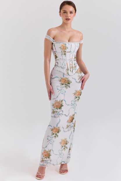 Rosalie Corset Maxi Dress