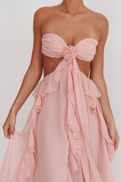 Sally Ruffle Maxi Dress