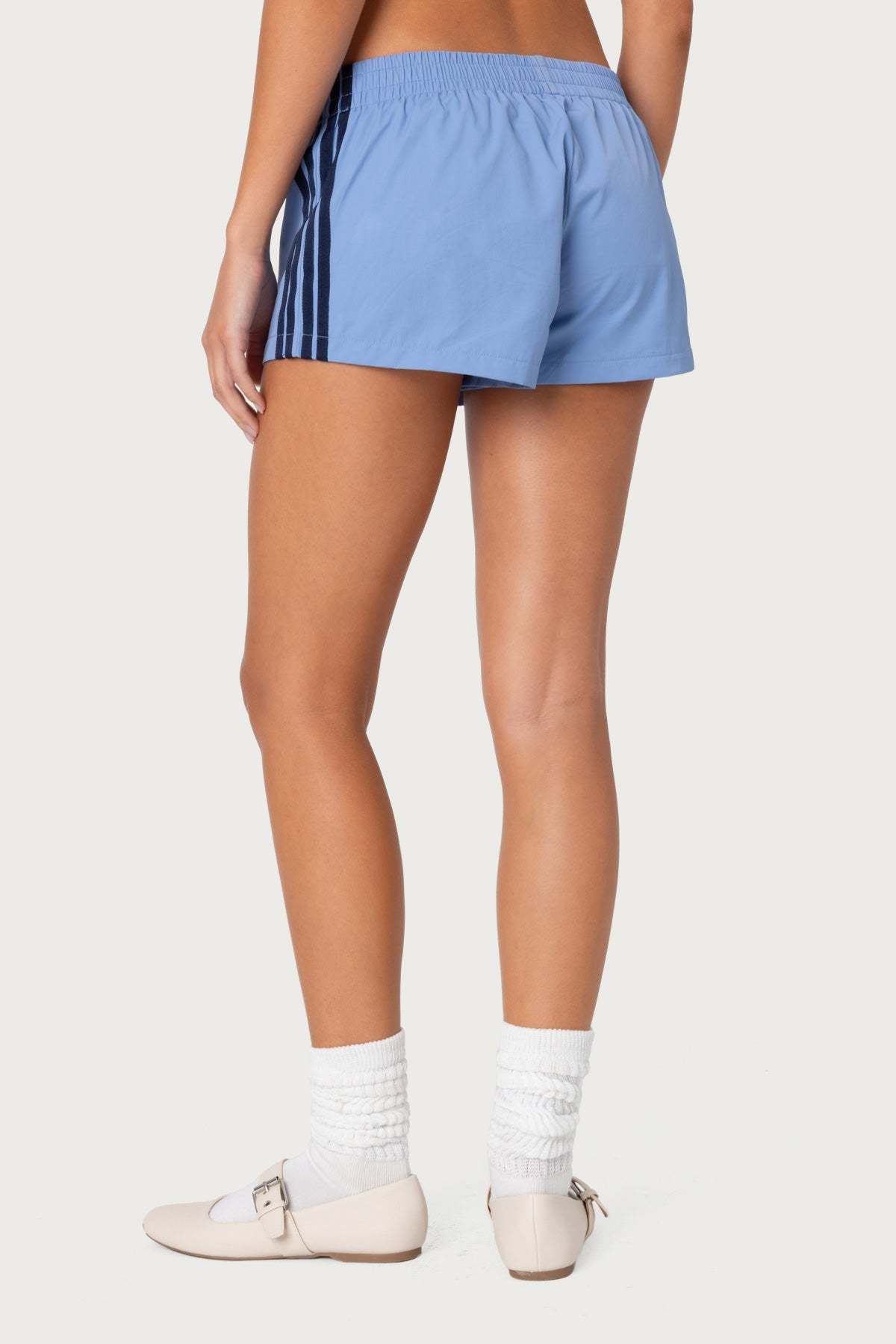 Nikki Nylon Shorts - BLUE
