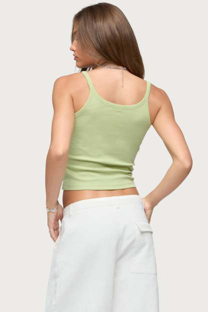 Basic Babe Tank Top - GREEN