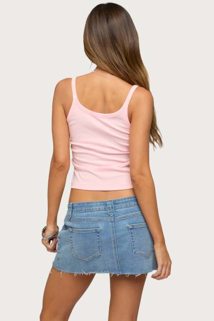 Basic Babe Tank Top - LIGHT-PINK
