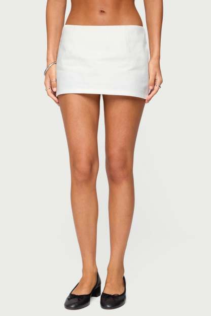 Monrow Micro Skort - WHITE