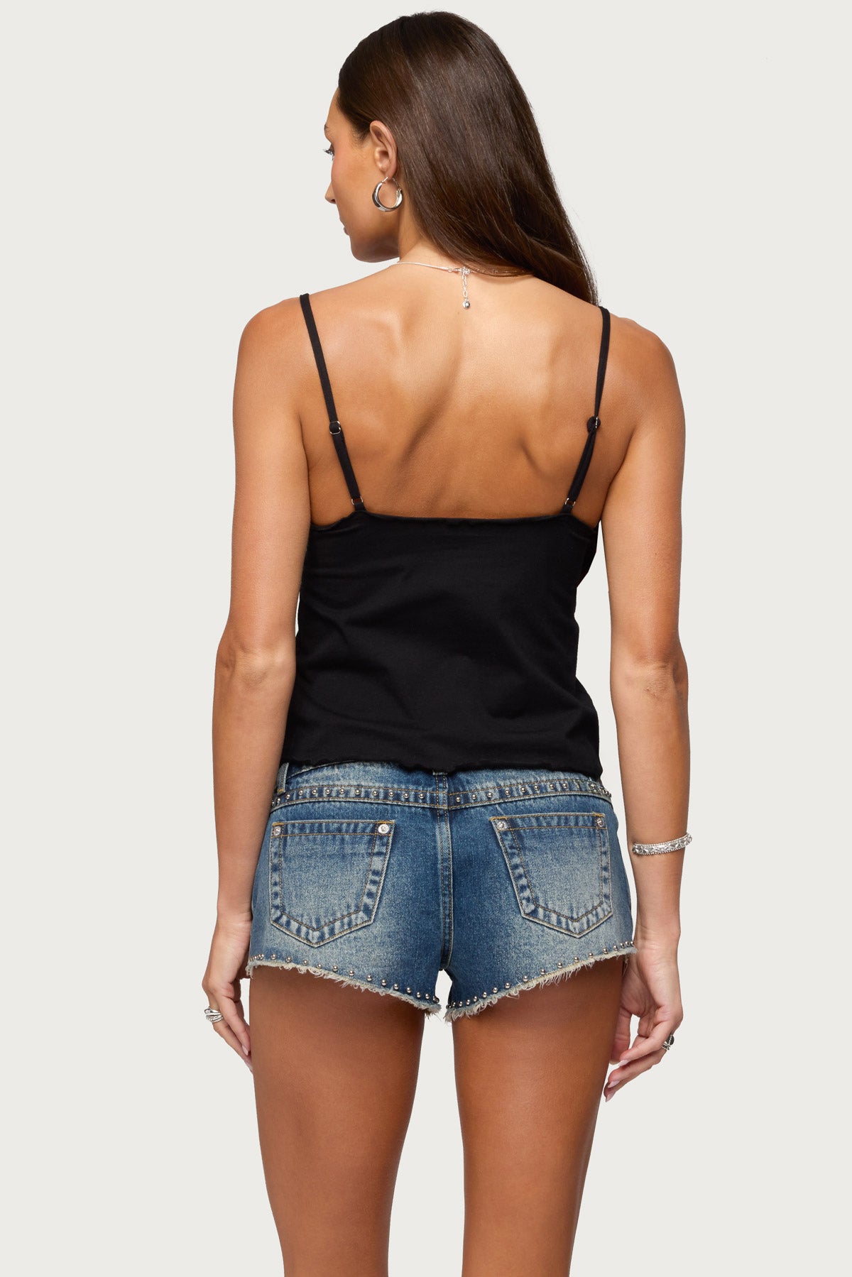Glendon Babydoll Top - BLACK