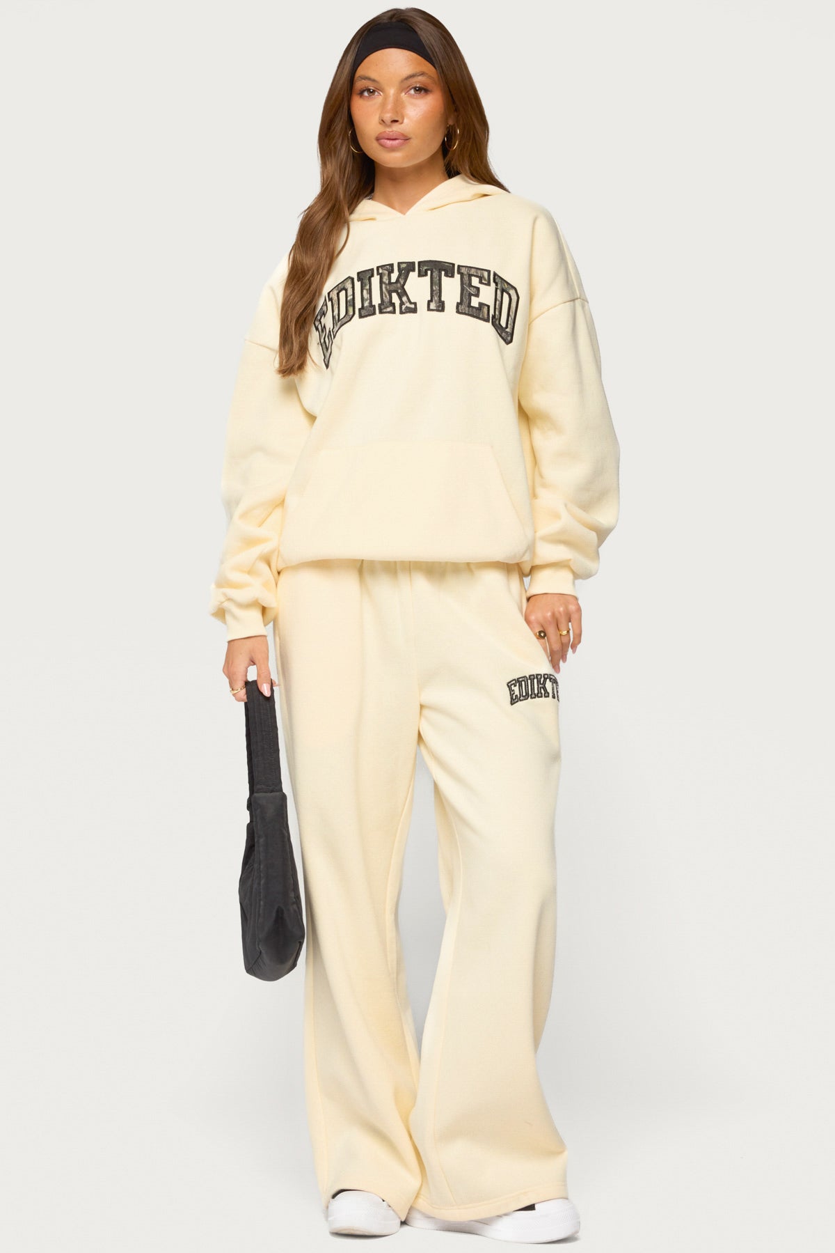 Edikted Crush Oversized Hoodie - BUTTER