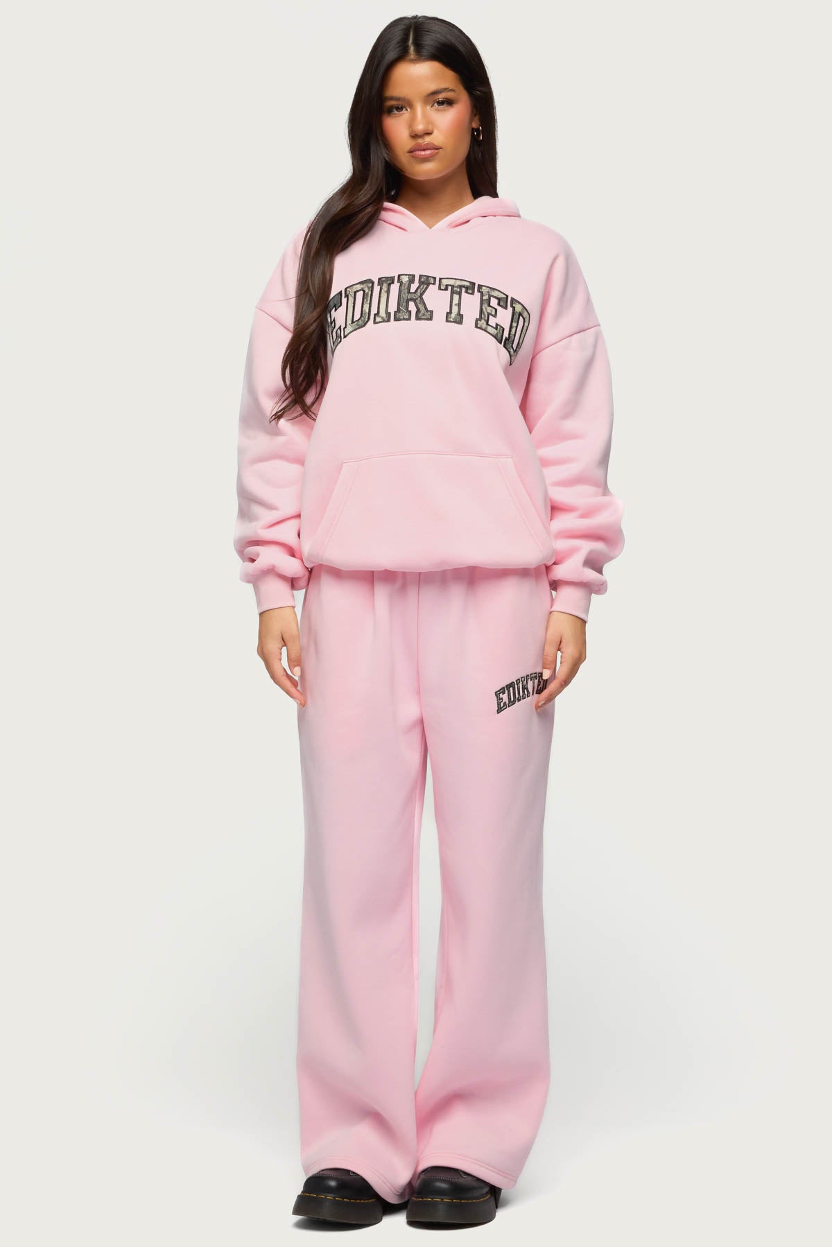 Edikted Crush Oversized Hoodie - LIGHT-PINK