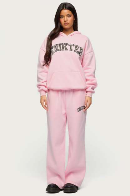 Edikted Crush Oversized Hoodie - LIGHT-PINK