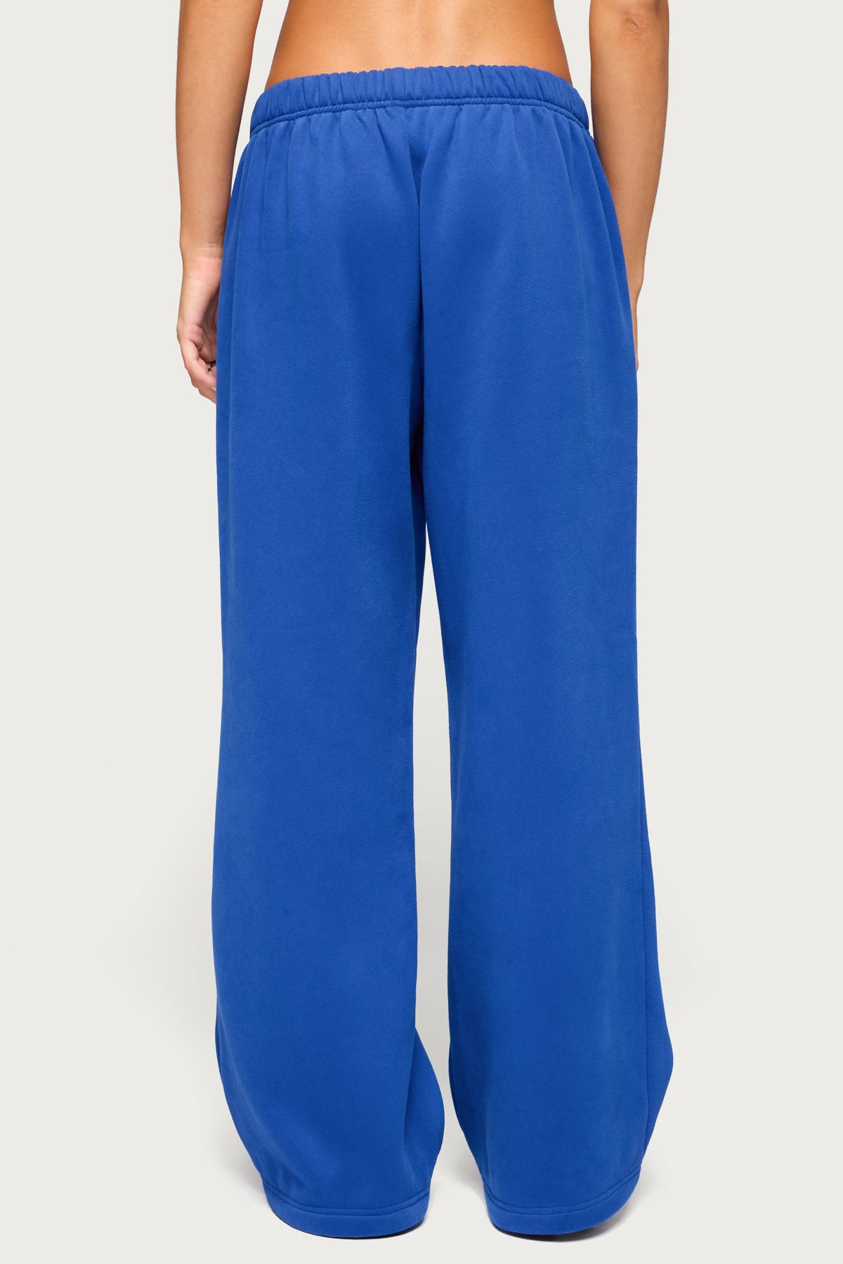 Edikted Crush Sweatpants - BLUE