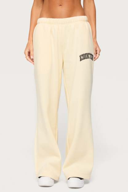Edikted Crush Sweatpants - BUTTER