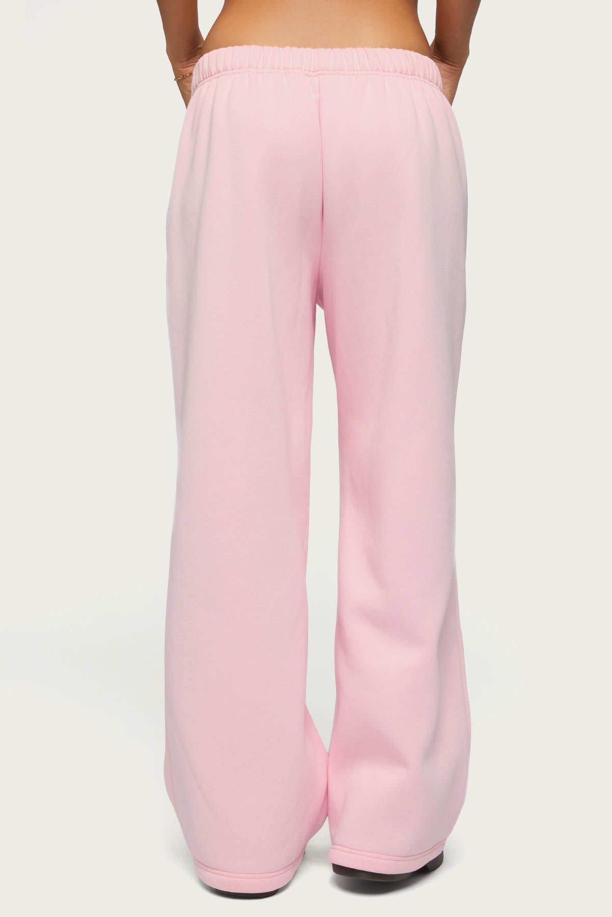 Edikted Crush Sweatpants - LIGHT-PINK