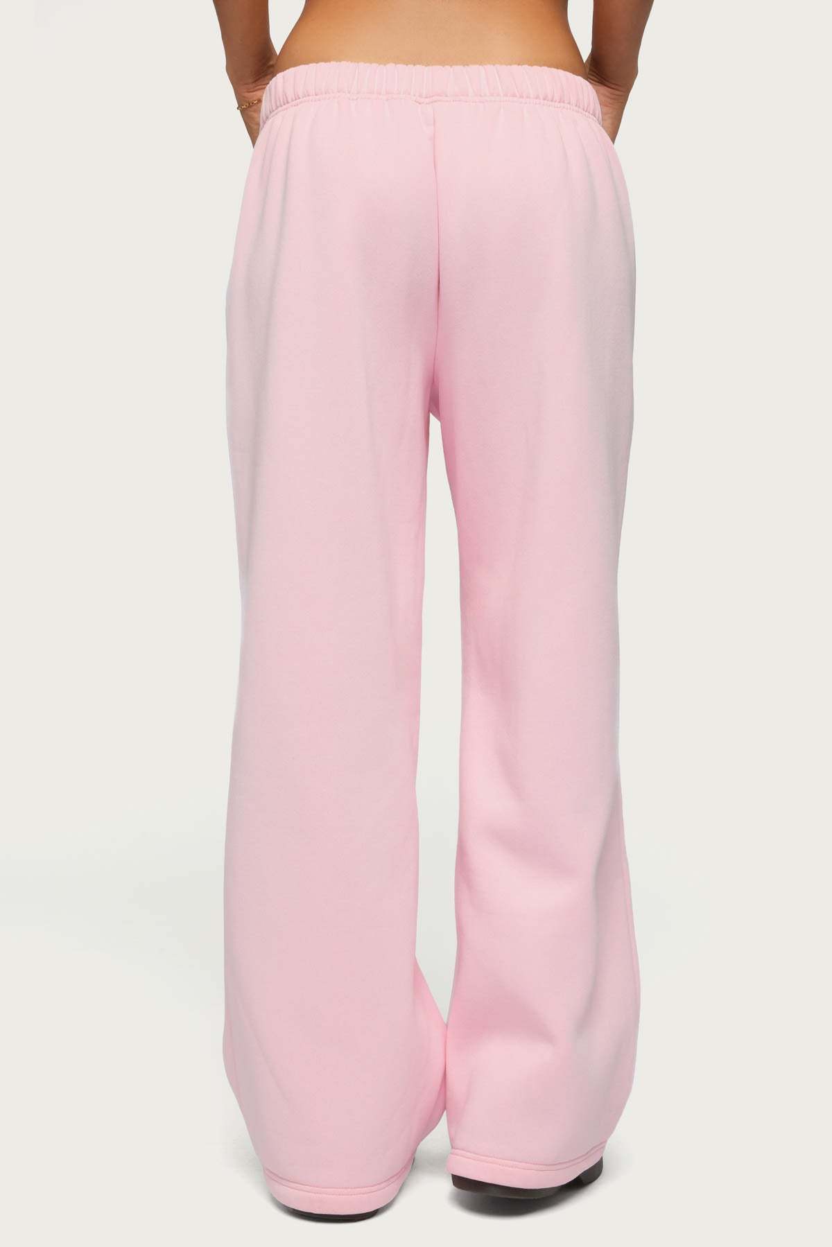 Edikted Crush Sweatpants - LIGHT-PINK