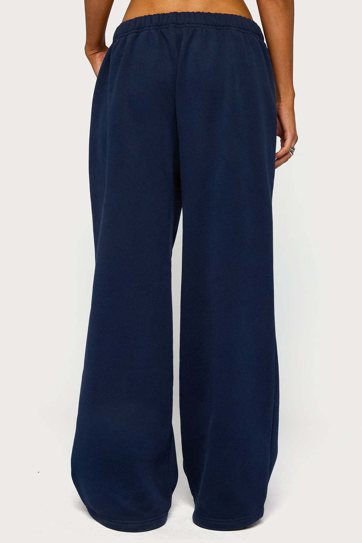 Edikted Crush Sweatpants - NAVY