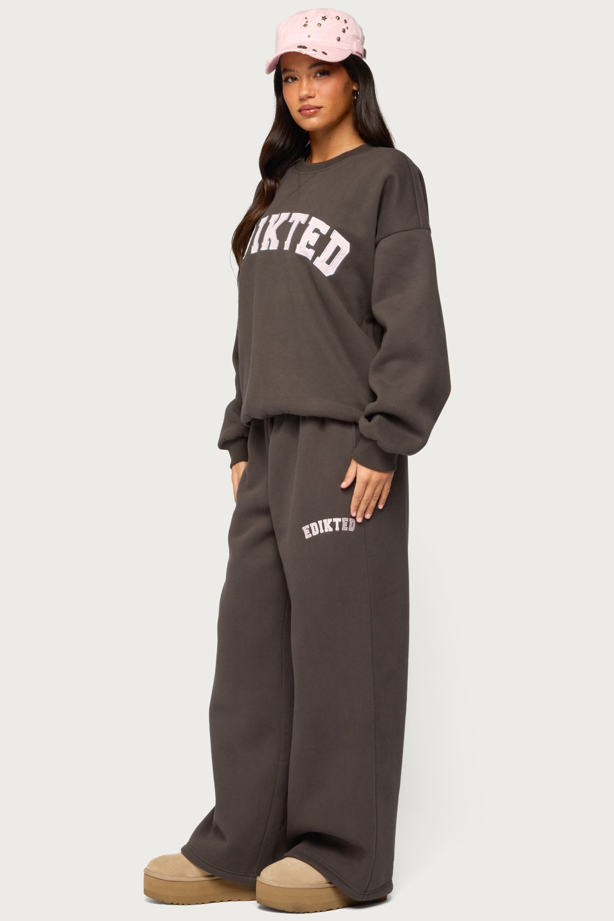 Edikted Major Sweatshirt - CHARCOAL