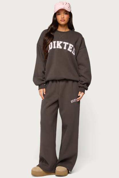 Edikted Major Sweatshirt - CHARCOAL
