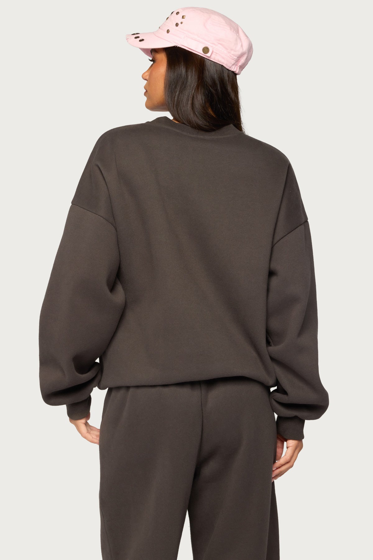 Edikted Major Sweatshirt - CHARCOAL