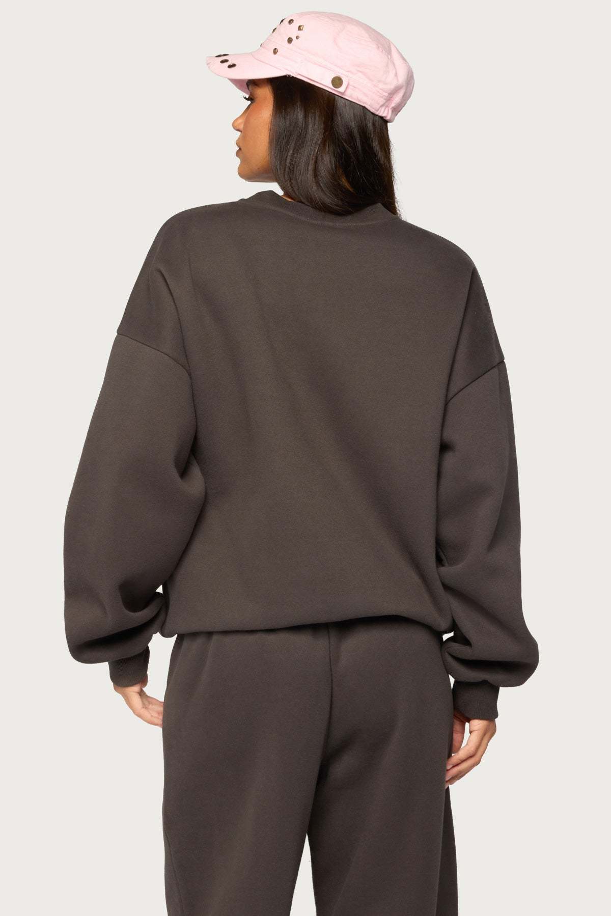 Edikted Major Sweatshirt - CHARCOAL