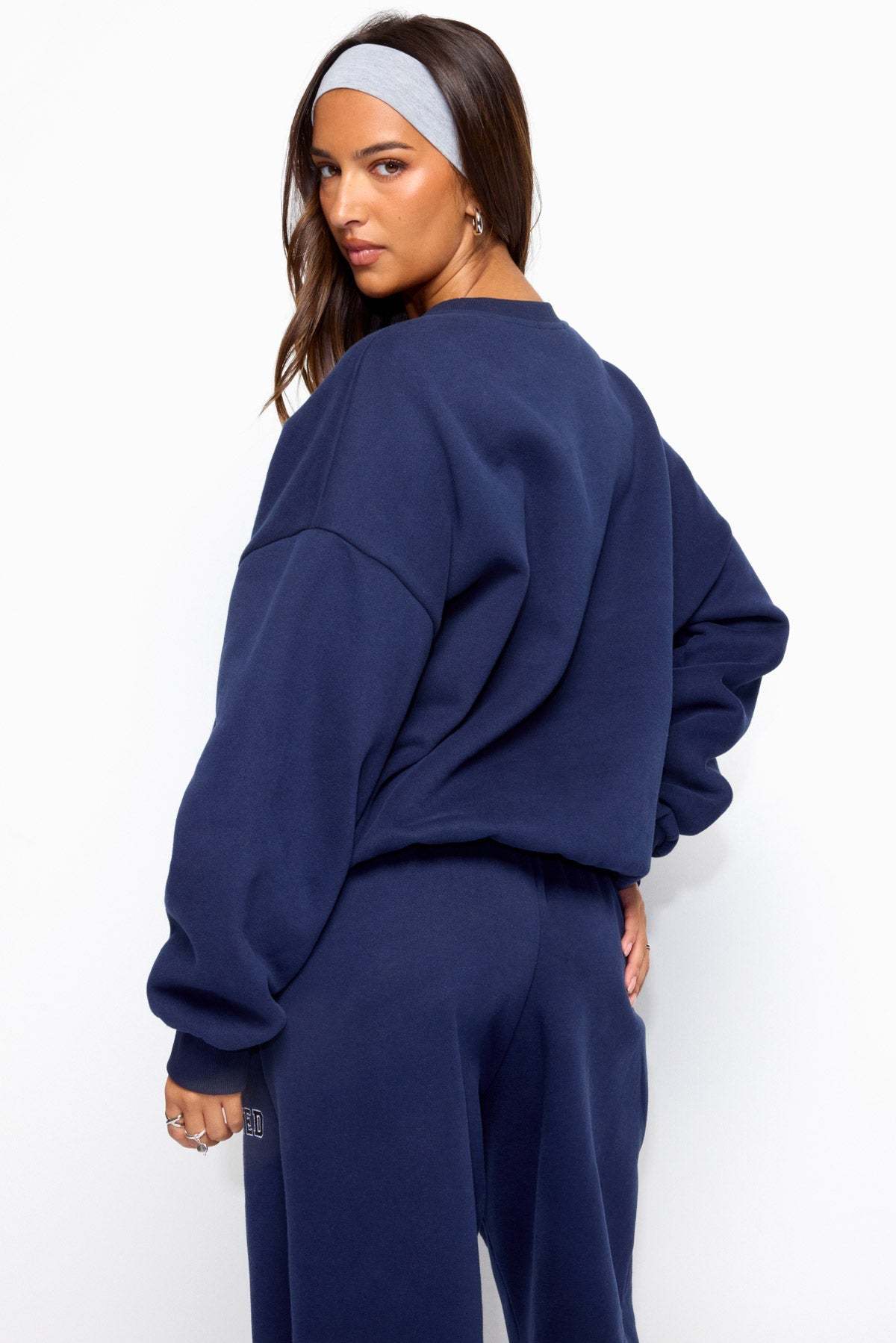 Edikted Major Sweatshirt - NAVY