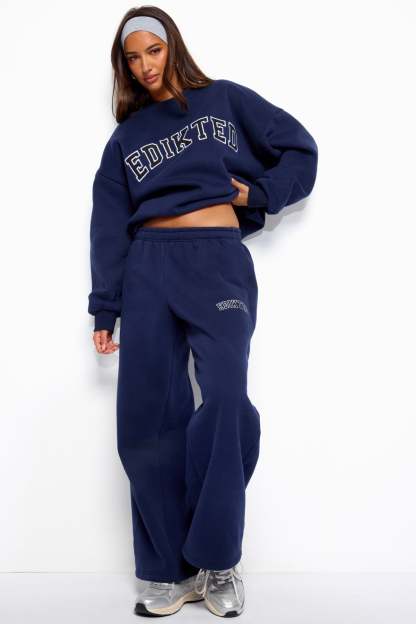 Edikted Major Sweatshirt - NAVY