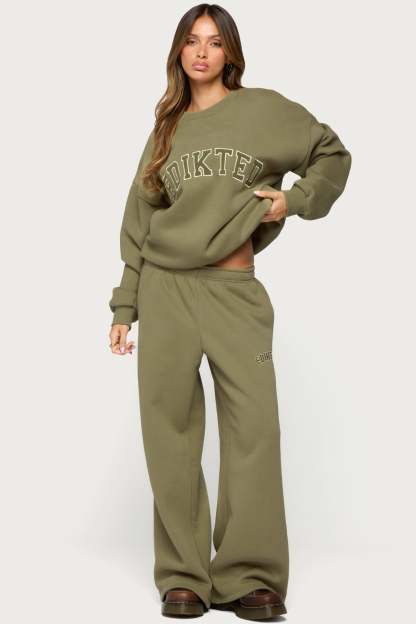Edikted Major Sweatshirt - OLIVE