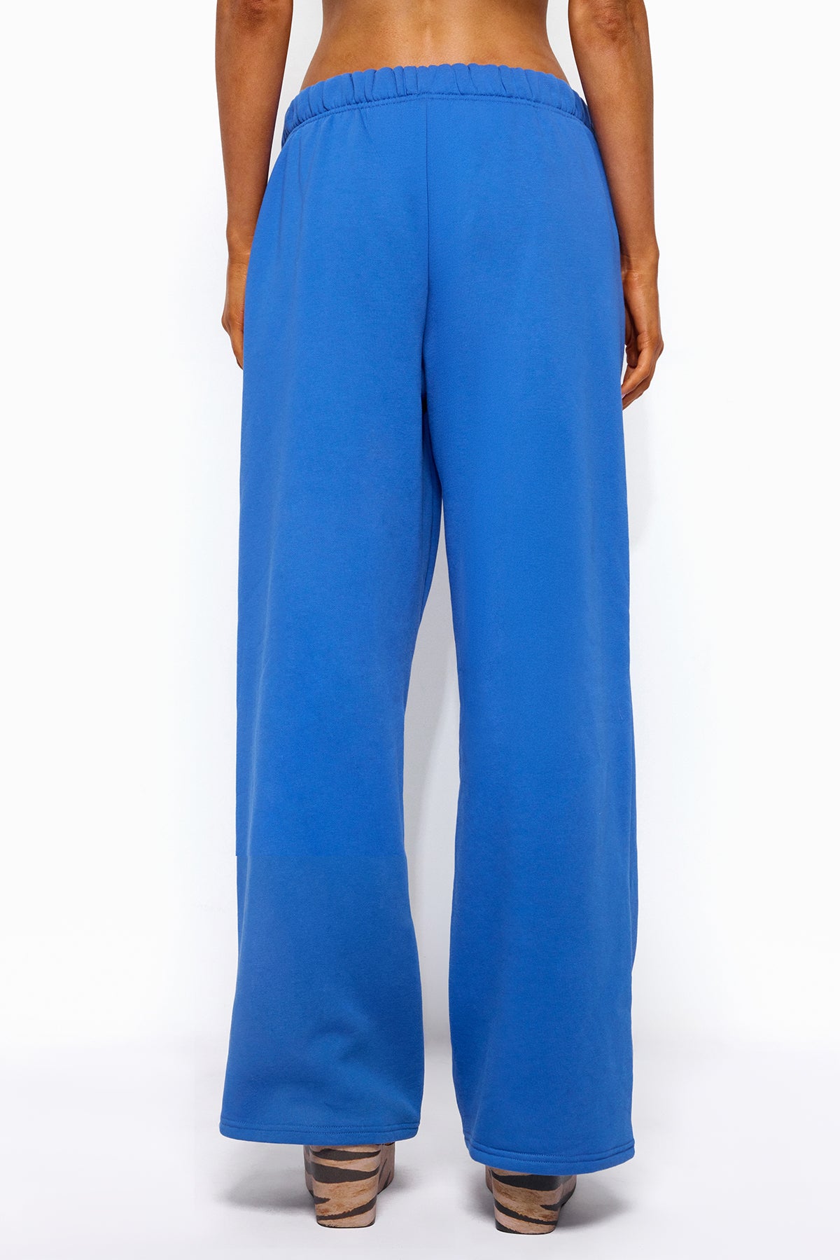 Basic Girl Wide Leg Edikted Sweatpants - BLUE