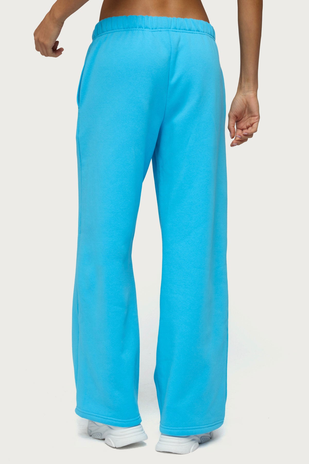 Basic Girl Wide Leg Edikted Sweatpants - TURQUOISE