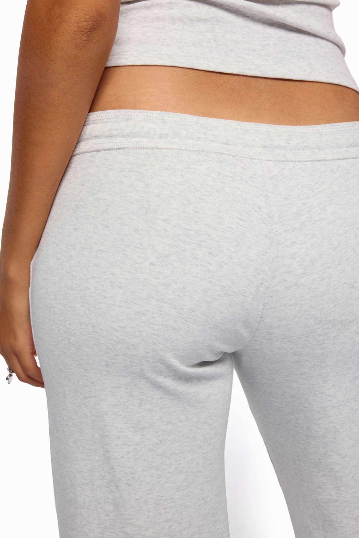 Claudia Straight Leg Pants - GRAY-MELANGE