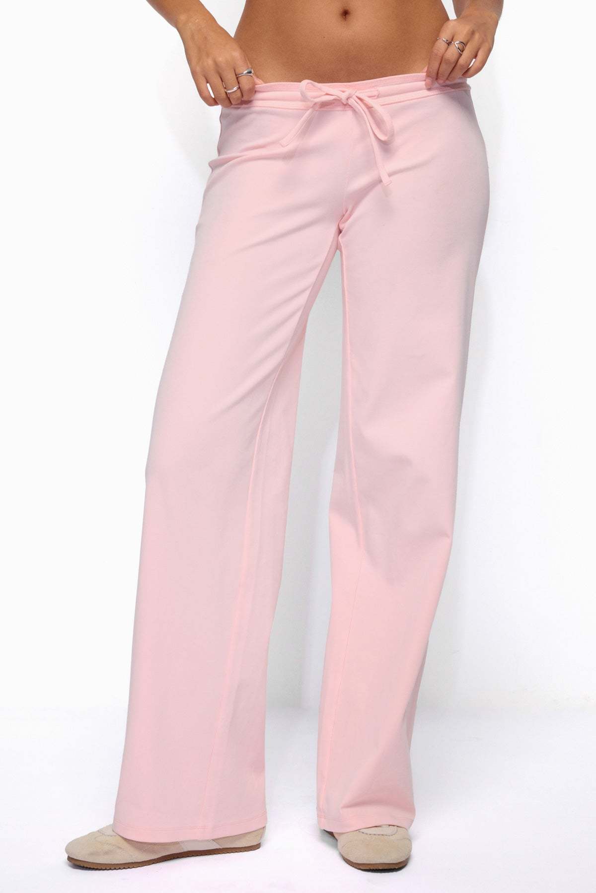 Claudia Straight Leg Pants - LIGHT-PINK