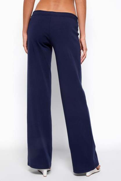 Claudia Straight Leg Pants - NAVY