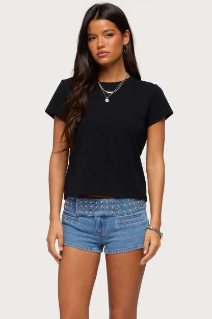 Perfect Basic T Shirt - BLACK