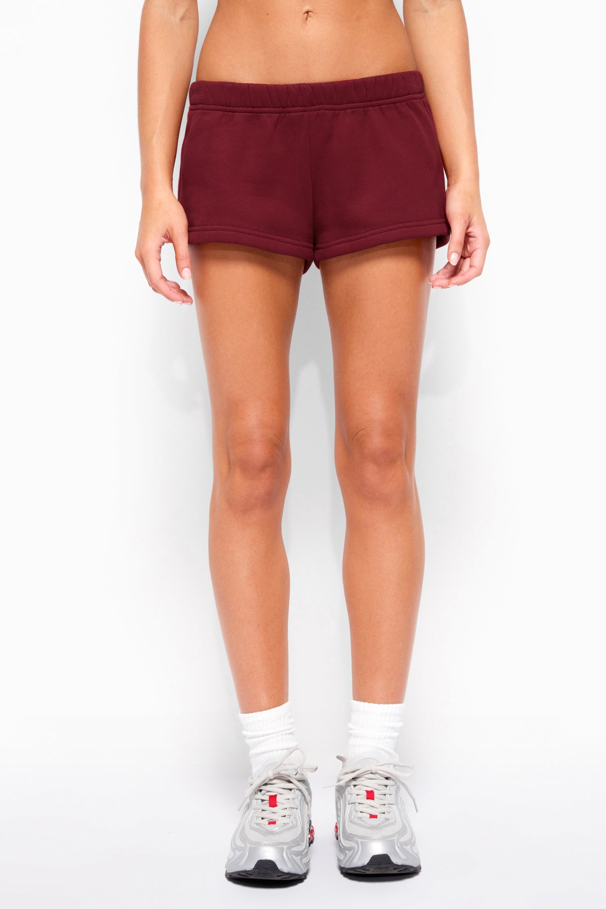 Bronte Sweat Shorts - BURGUNDY