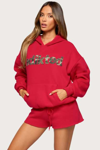 Edikted Cutie Hoodie - RED