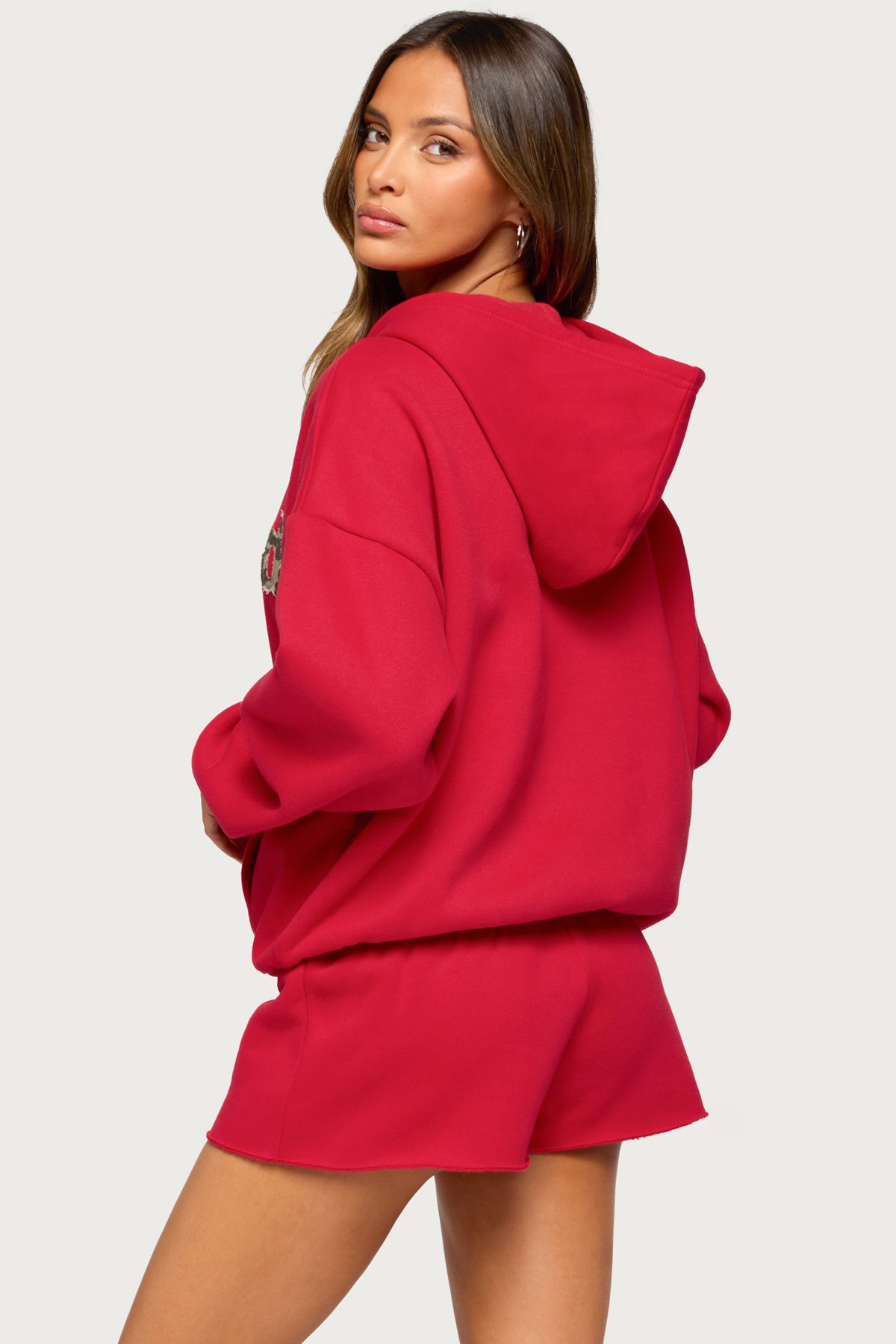 Edikted Cutie Hoodie - RED