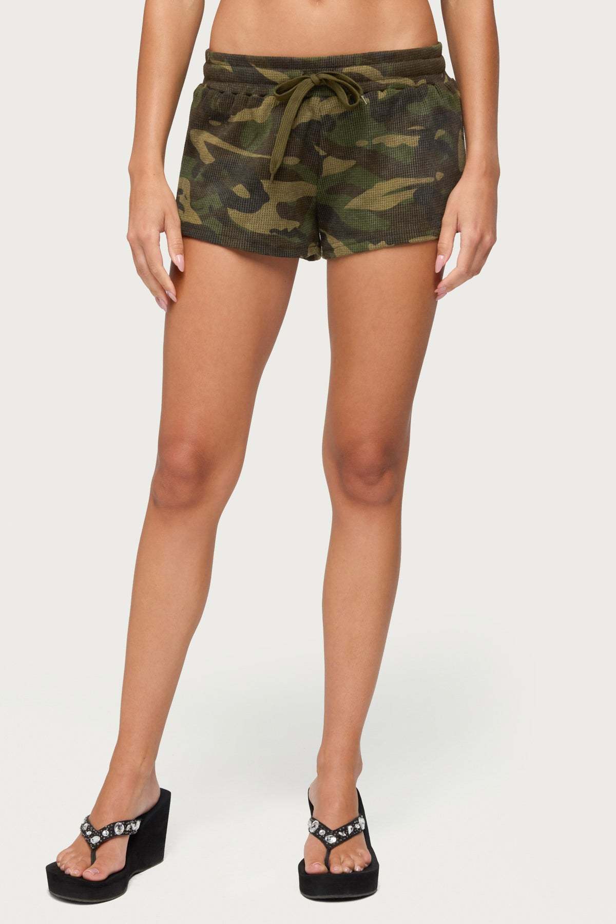 Baila Waffle Shorts - MIX