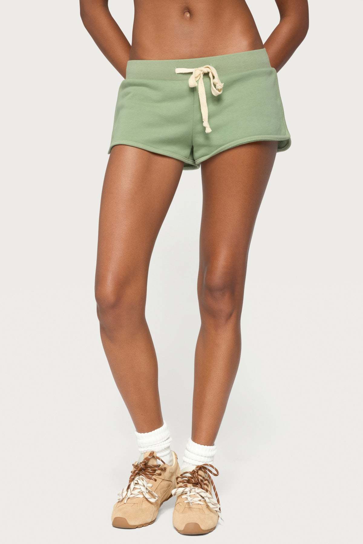 Celiah French Terry Shorts - SAGE