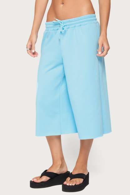 Amika Oversized Bermuda Shorts - TURQUOISE