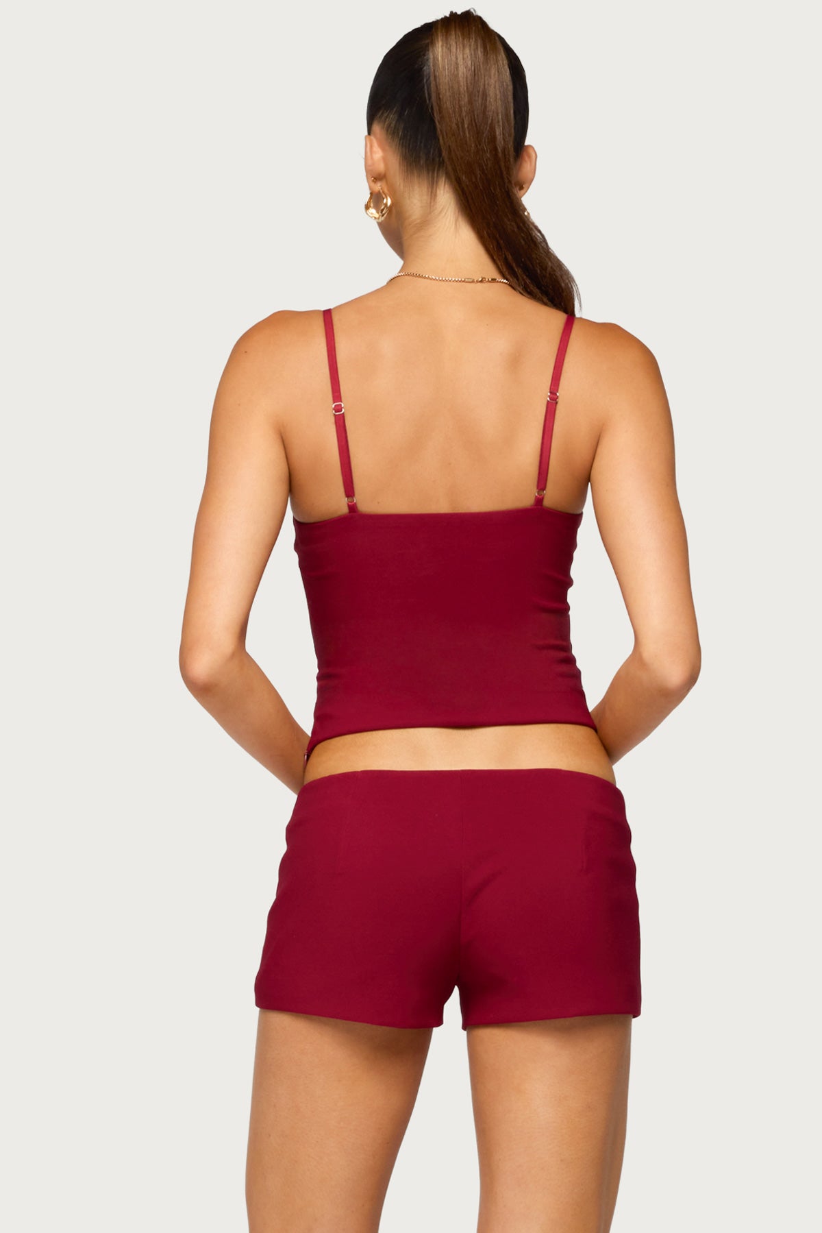 Harmona Cupped Tank Top - BERRY