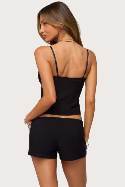 Harmona Cupped Tank Top - BLACK